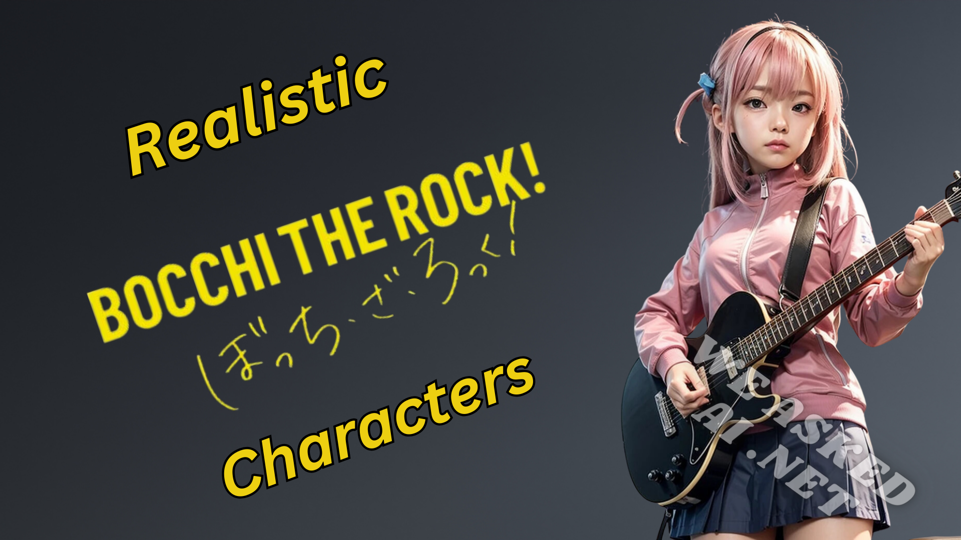 Realistic Bocchi the Rock Characters