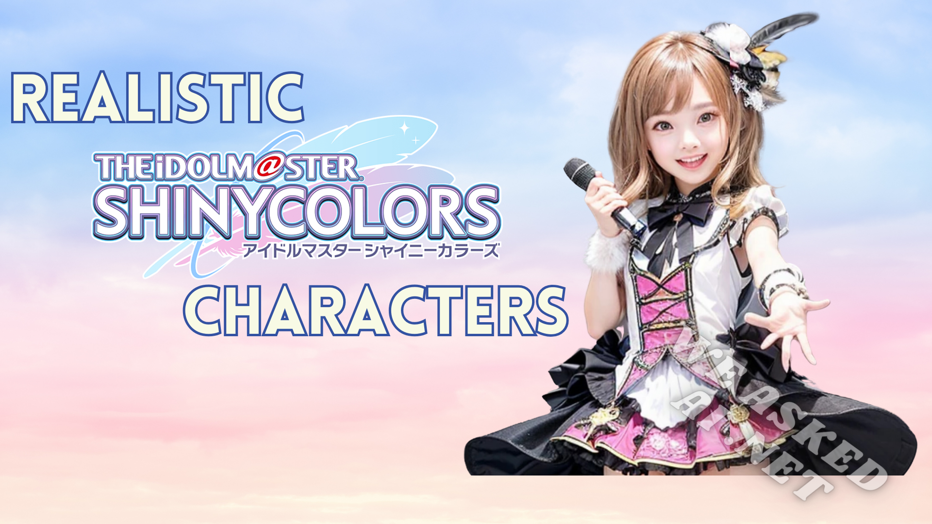 Realistic Idolmaster Shinycolors Characters